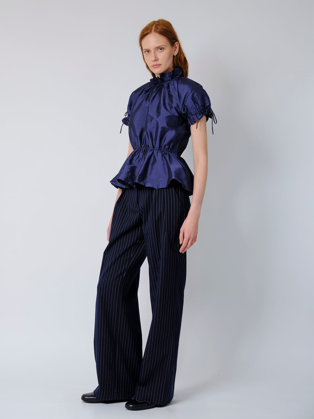 The Rosalina blouse in navy