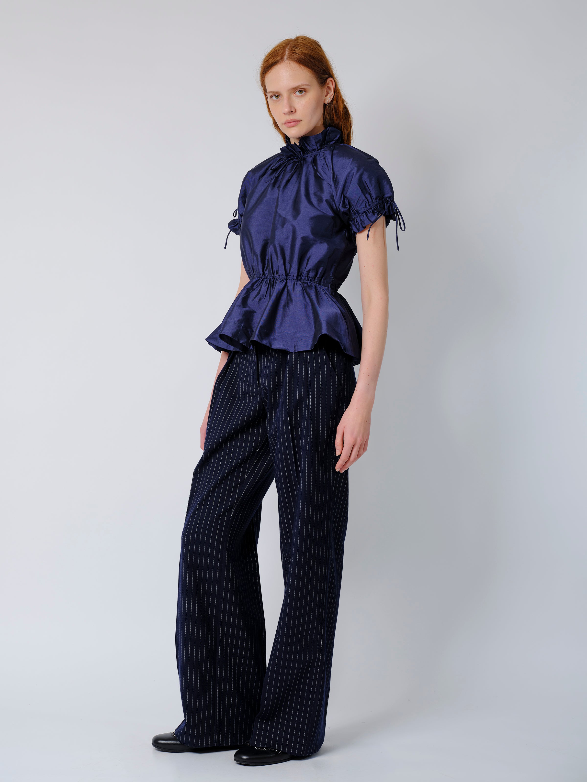 The Rosalina blouse in navy