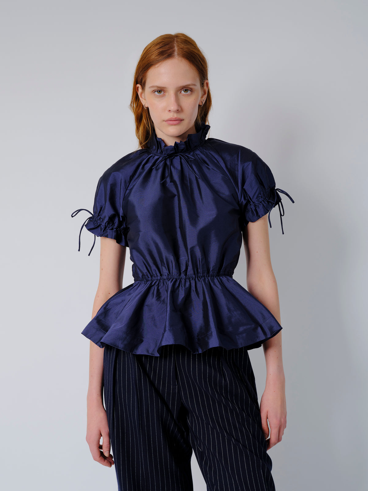 The Rosalina blouse in navy