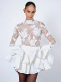 The Freja top in white