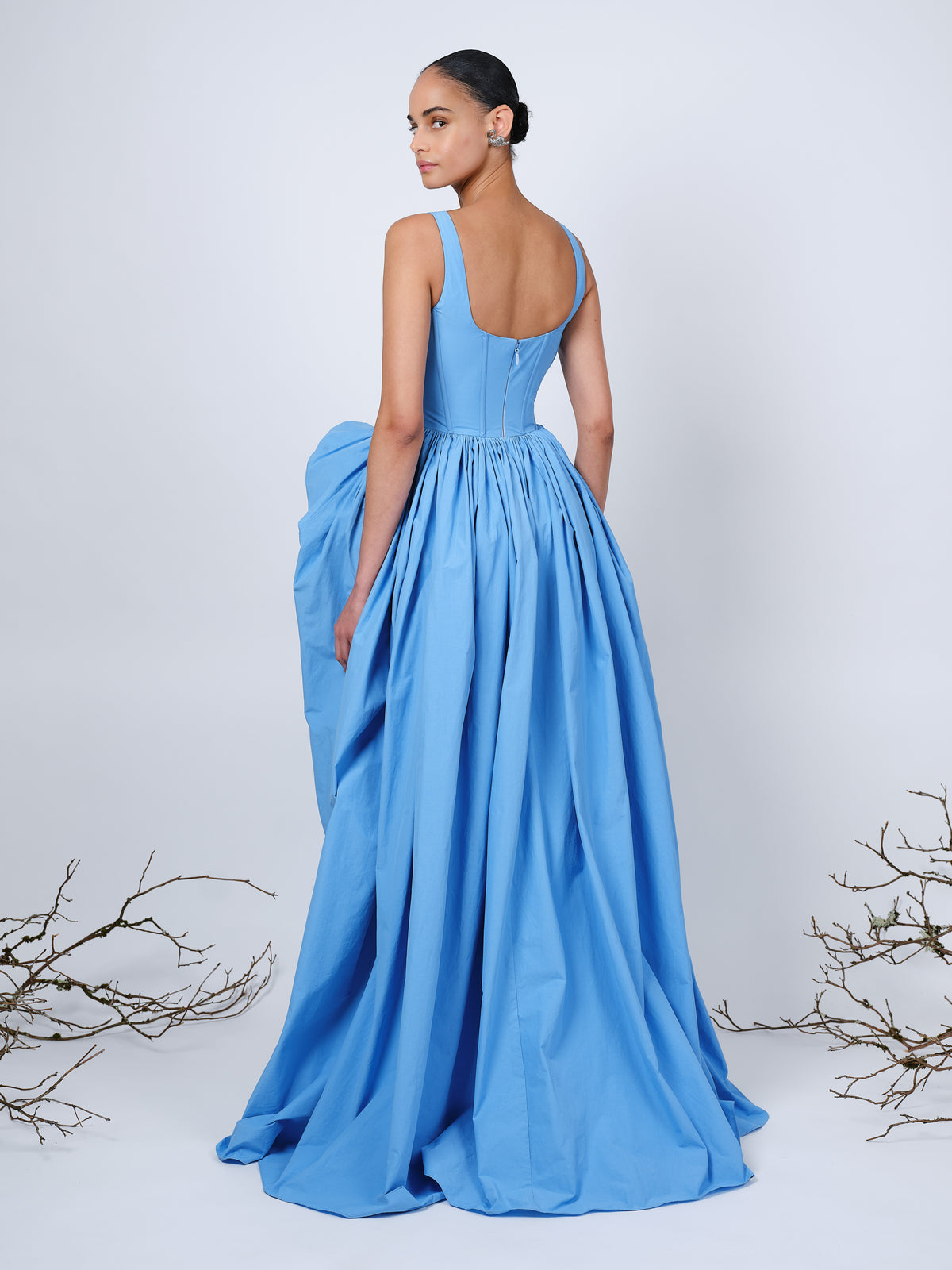 The Ariella ball gown in blue