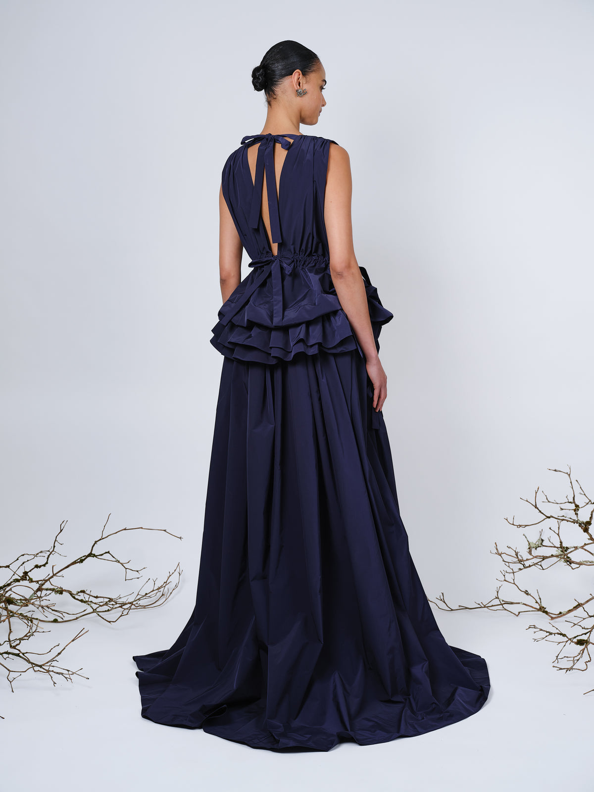 The Alexandrina gown in navy