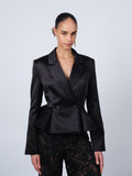 The pepblum blazer in black