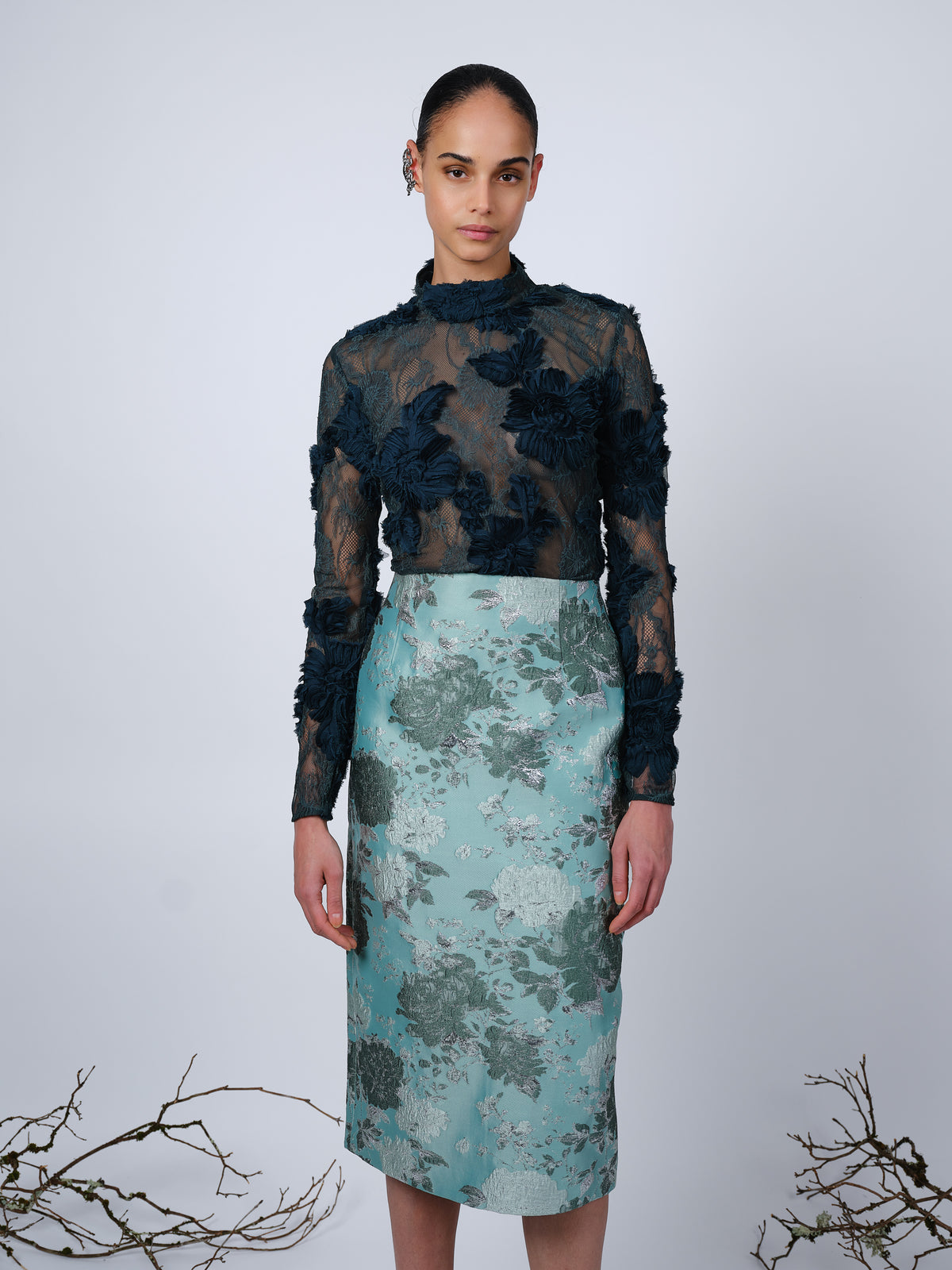 The Freja top in teal