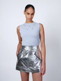The Dahlia tank in blue cashmere wool