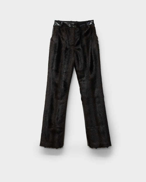 The Barberini pants in faux mink