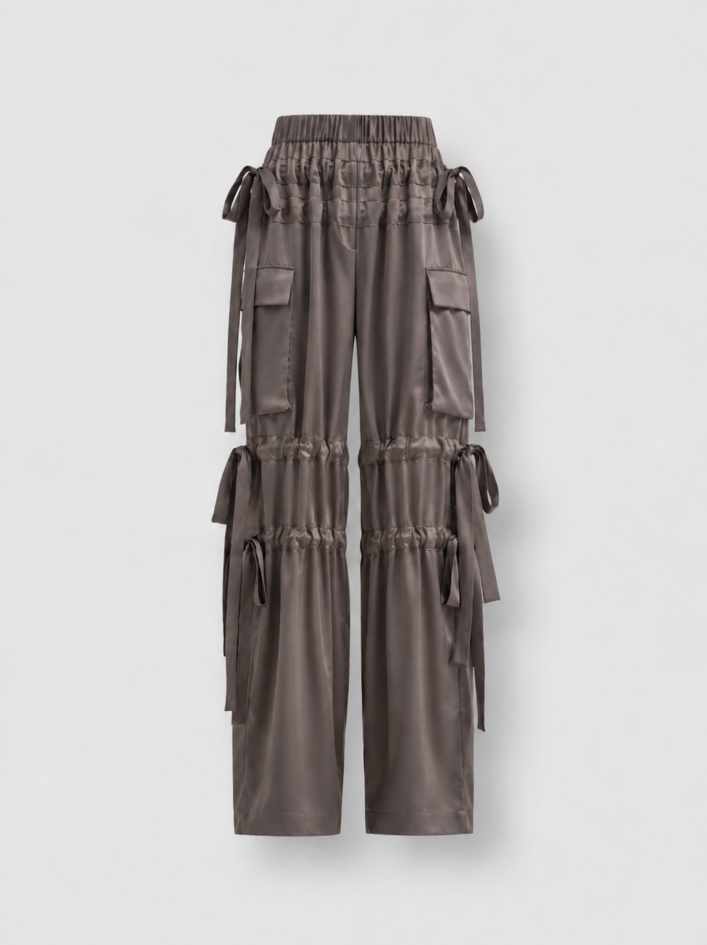 The Odin trousers in steel satin