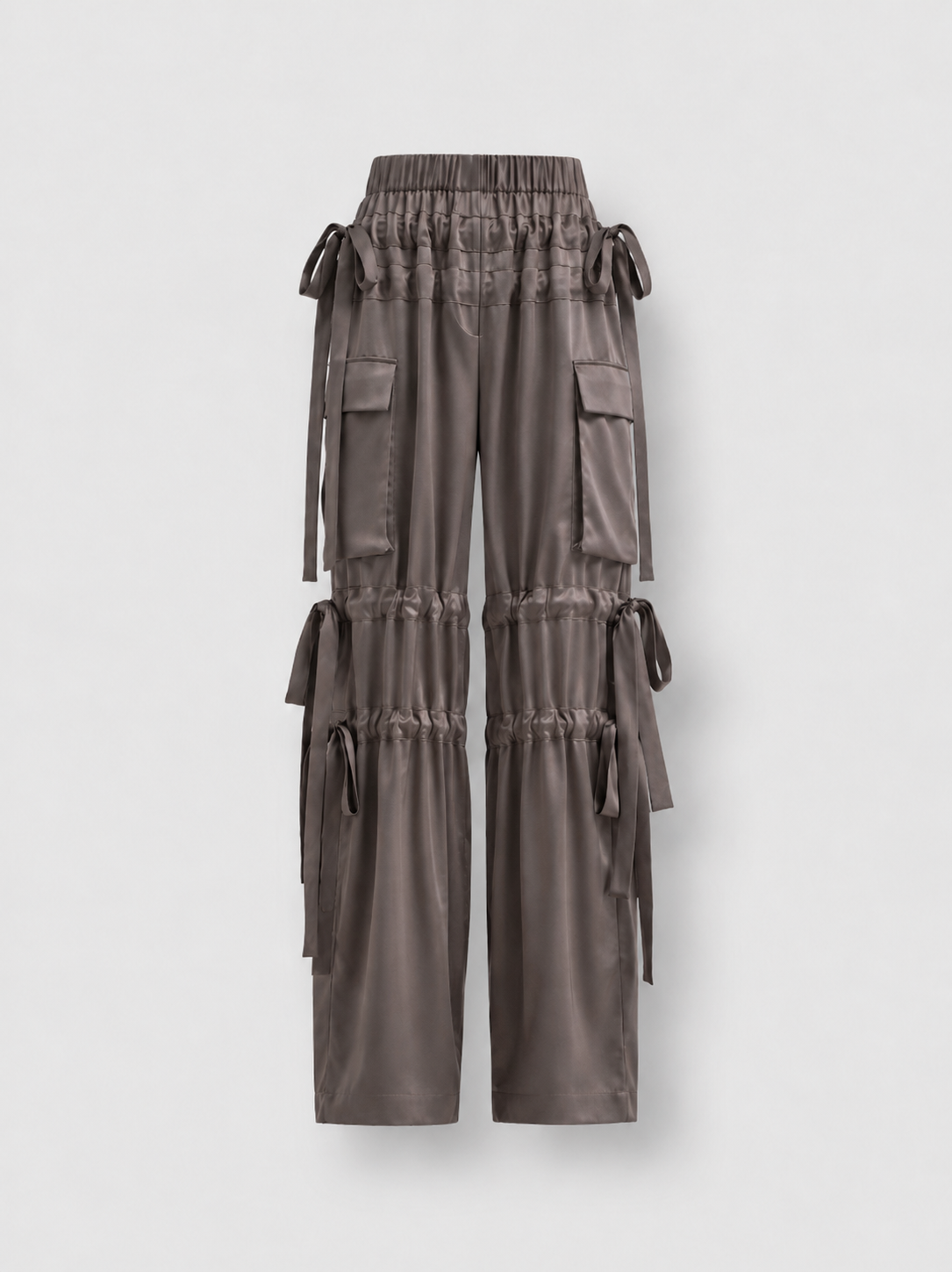 The Odin trousers in steel satin