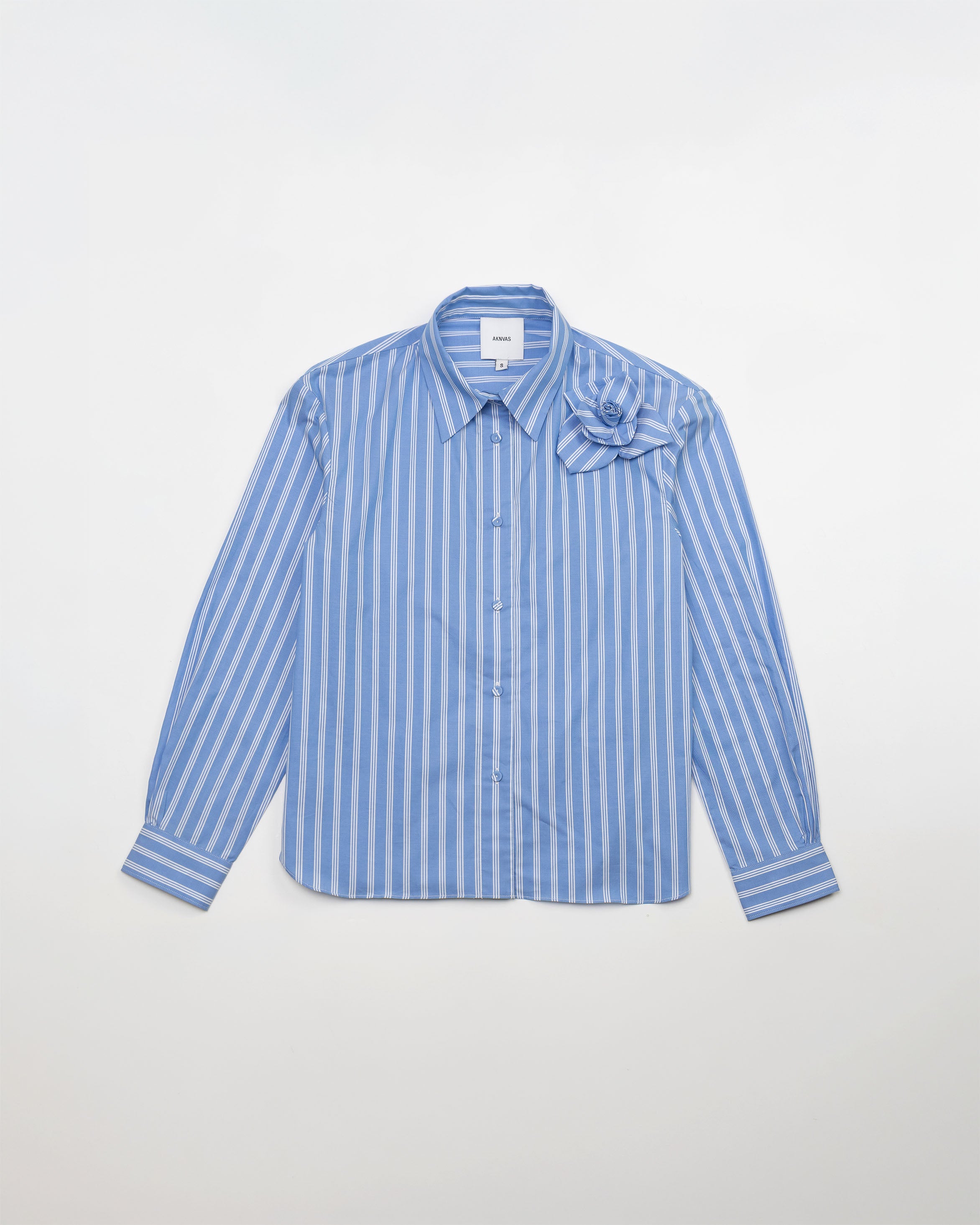The Flor shirt in blue stripe
