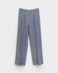 The Rune trousers in grey pinstripe