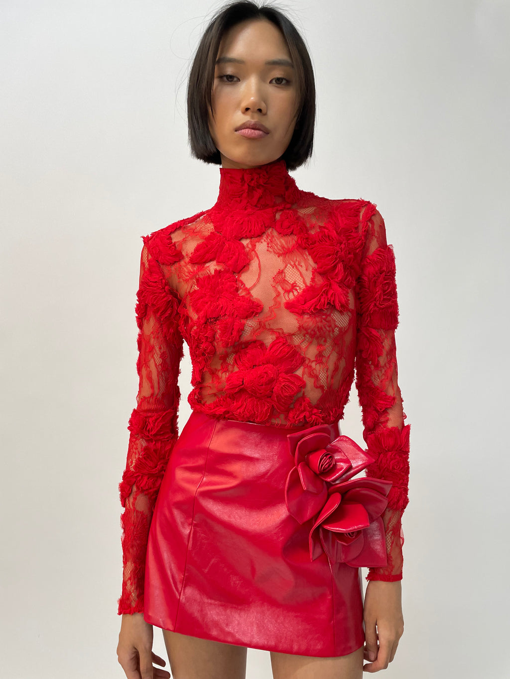 The Liva skirt in red