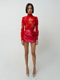 The Liva skirt in red