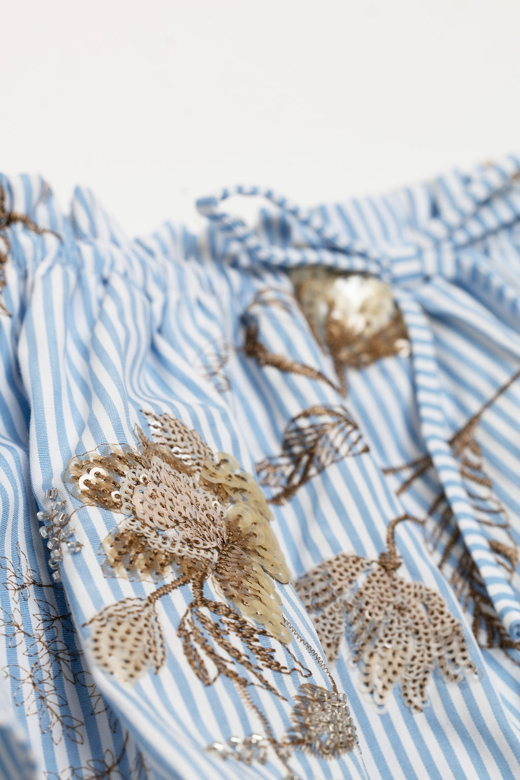 The Aja bloomer skirt in embroidered poplin