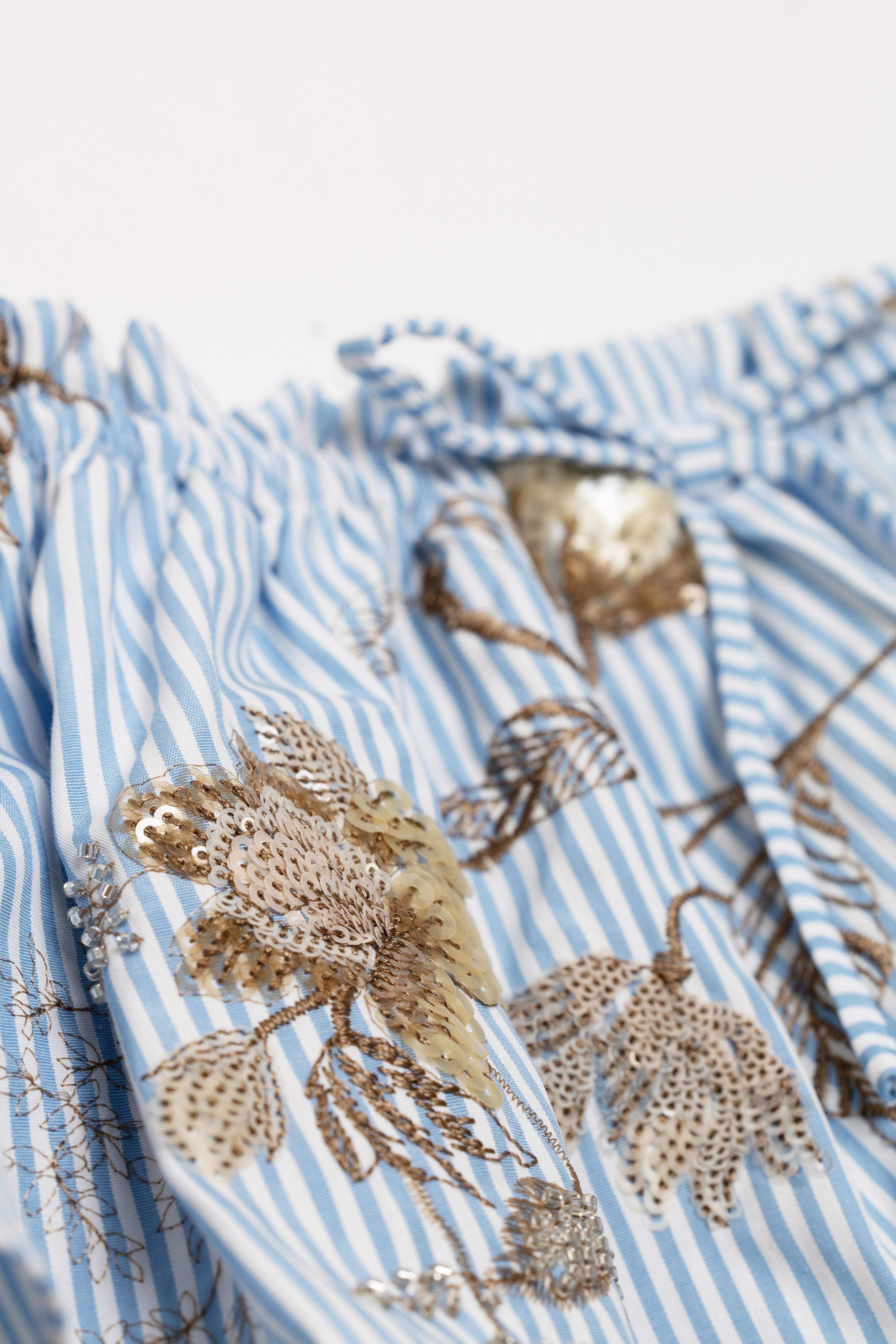 The Aja bloomer skirt in embroidered poplin