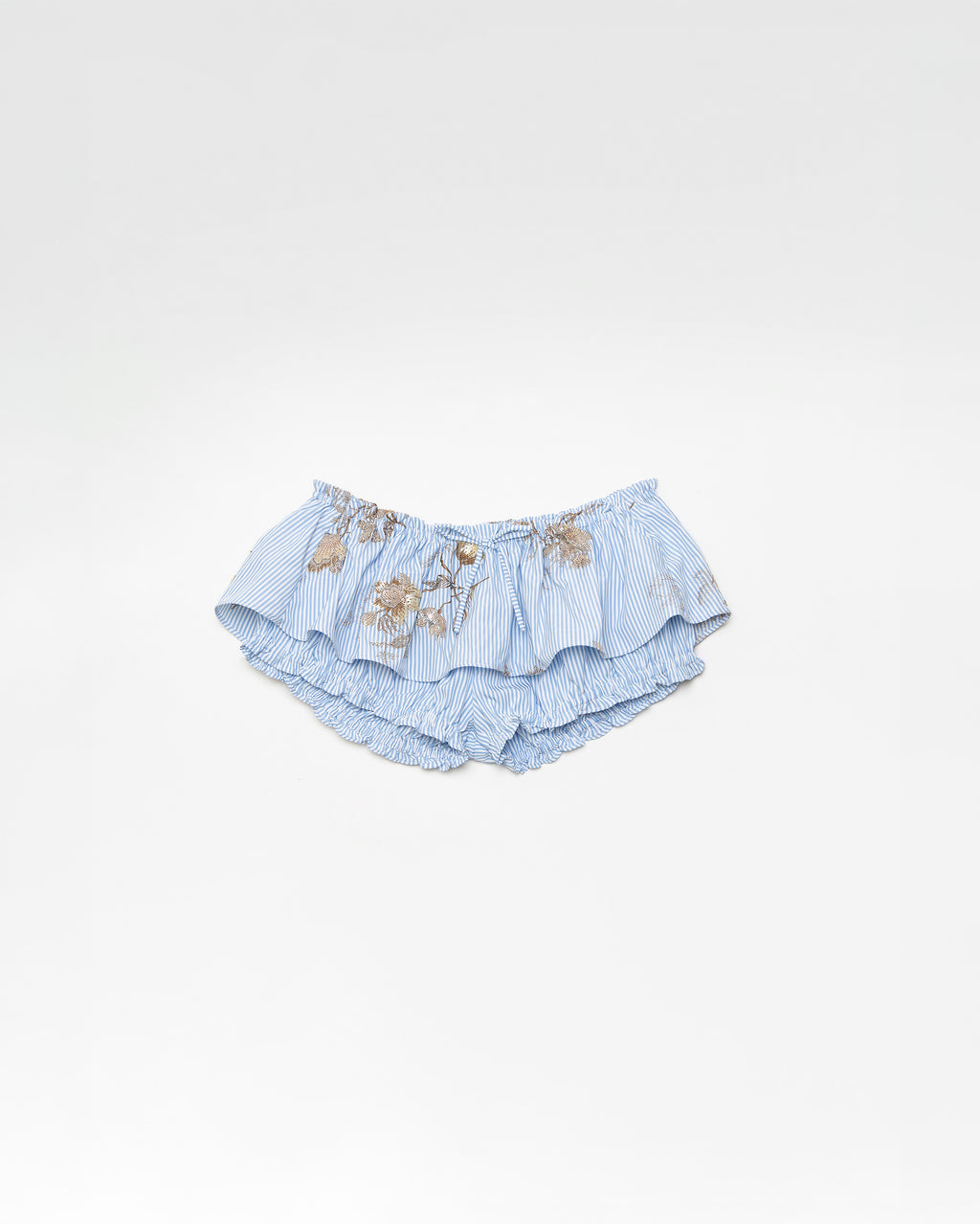 The Aja bloomer skirt in embroidered poplin