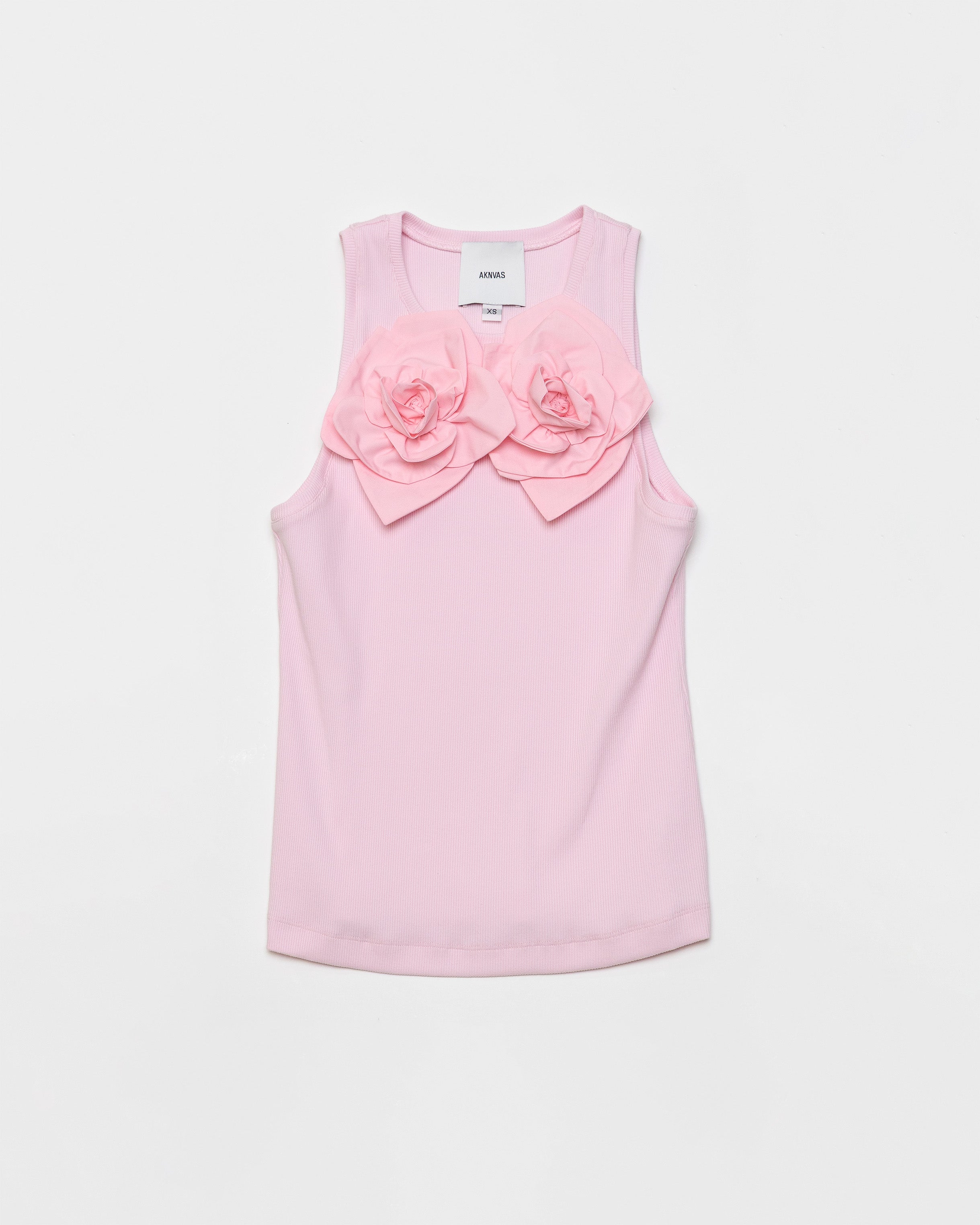 The Camille flower tank in pink