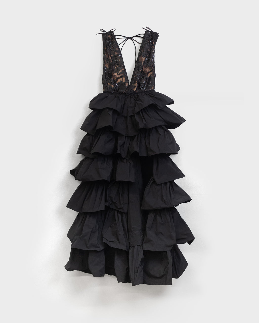 The Etta gown in lace and taffeta