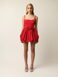 The Anais dress in red