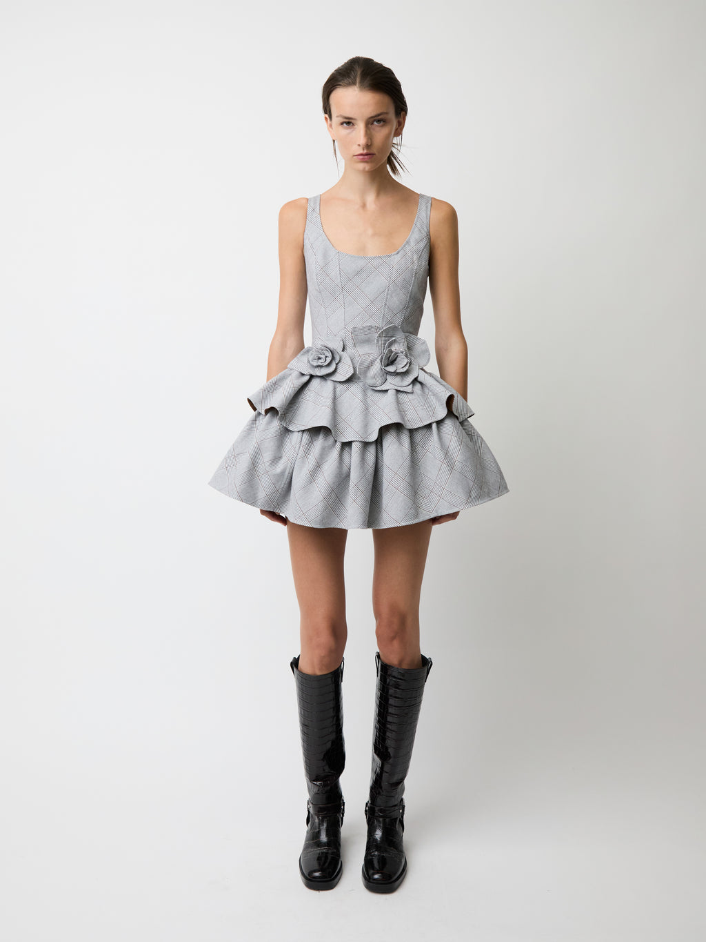 The Devyn plaid dress