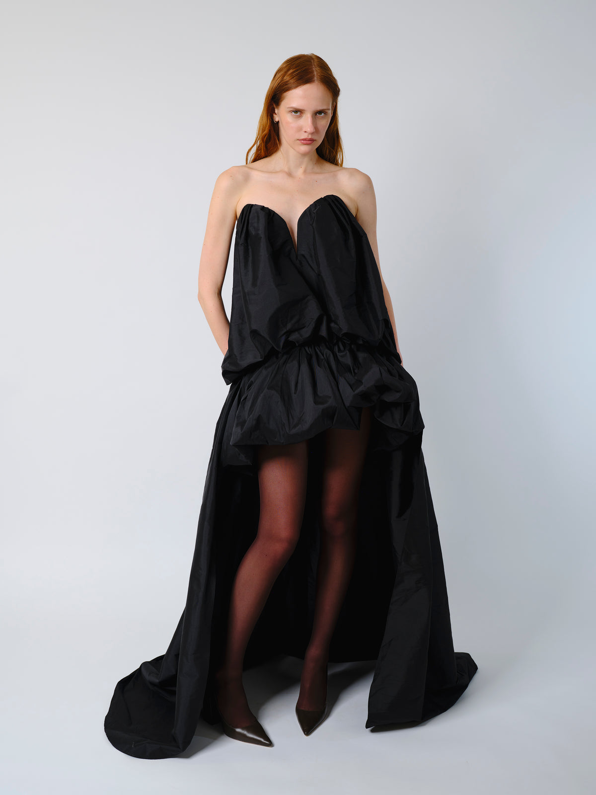 The Arlene gown in black