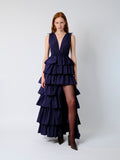 The Etta gown in navy