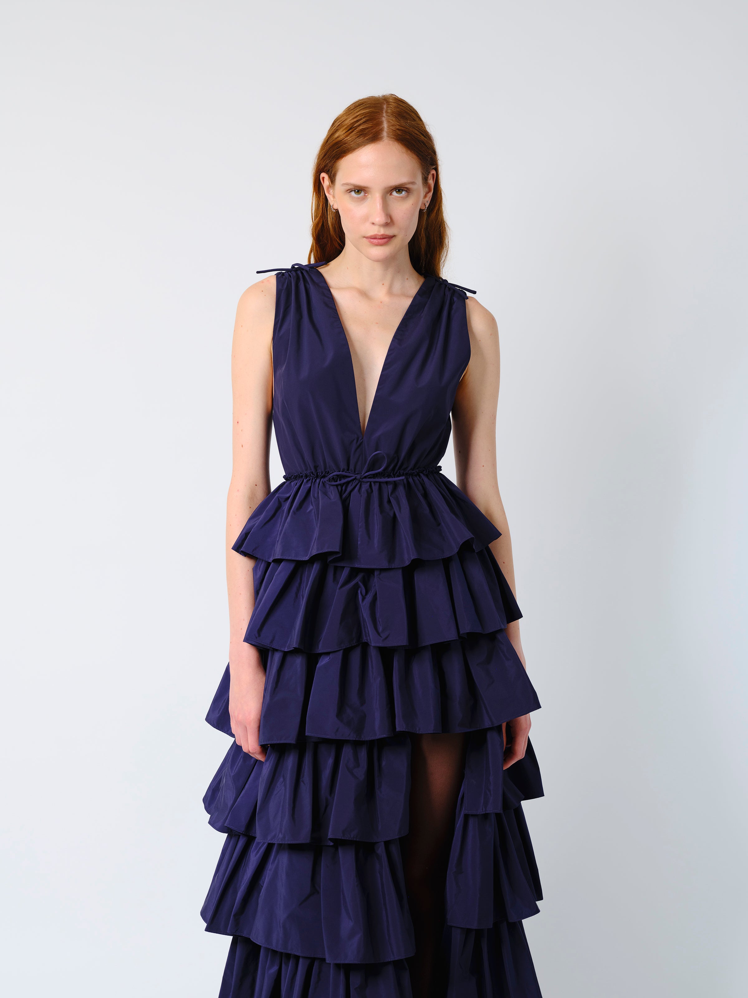 The Etta gown in navy