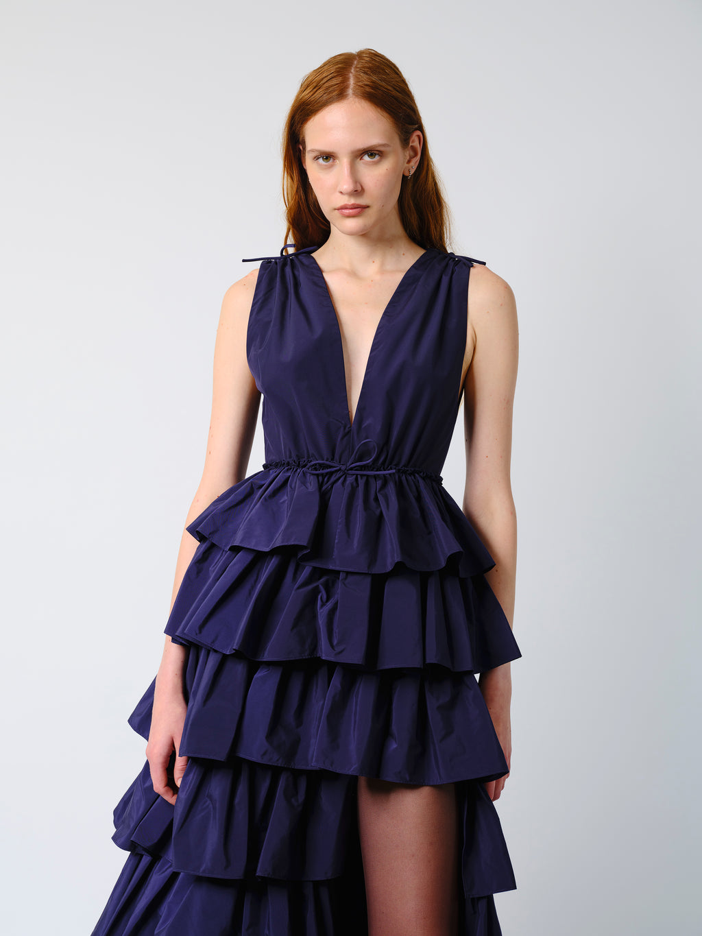 The Etta gown in navy