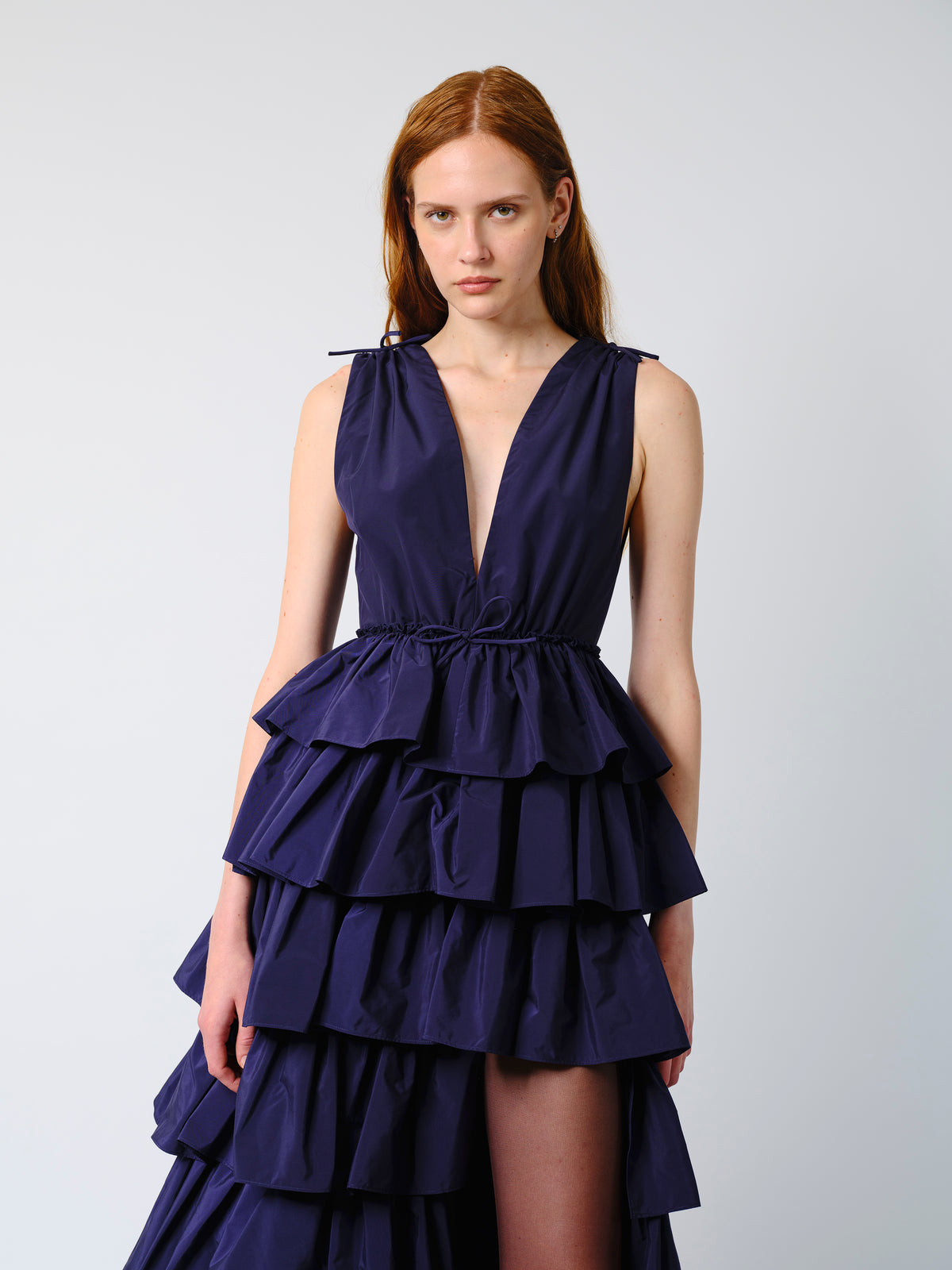 The Etta gown in navy