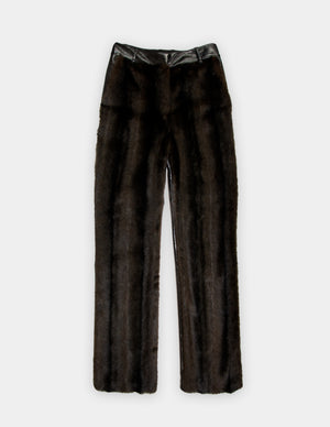 BARBERINI FAUX FUR PANTS