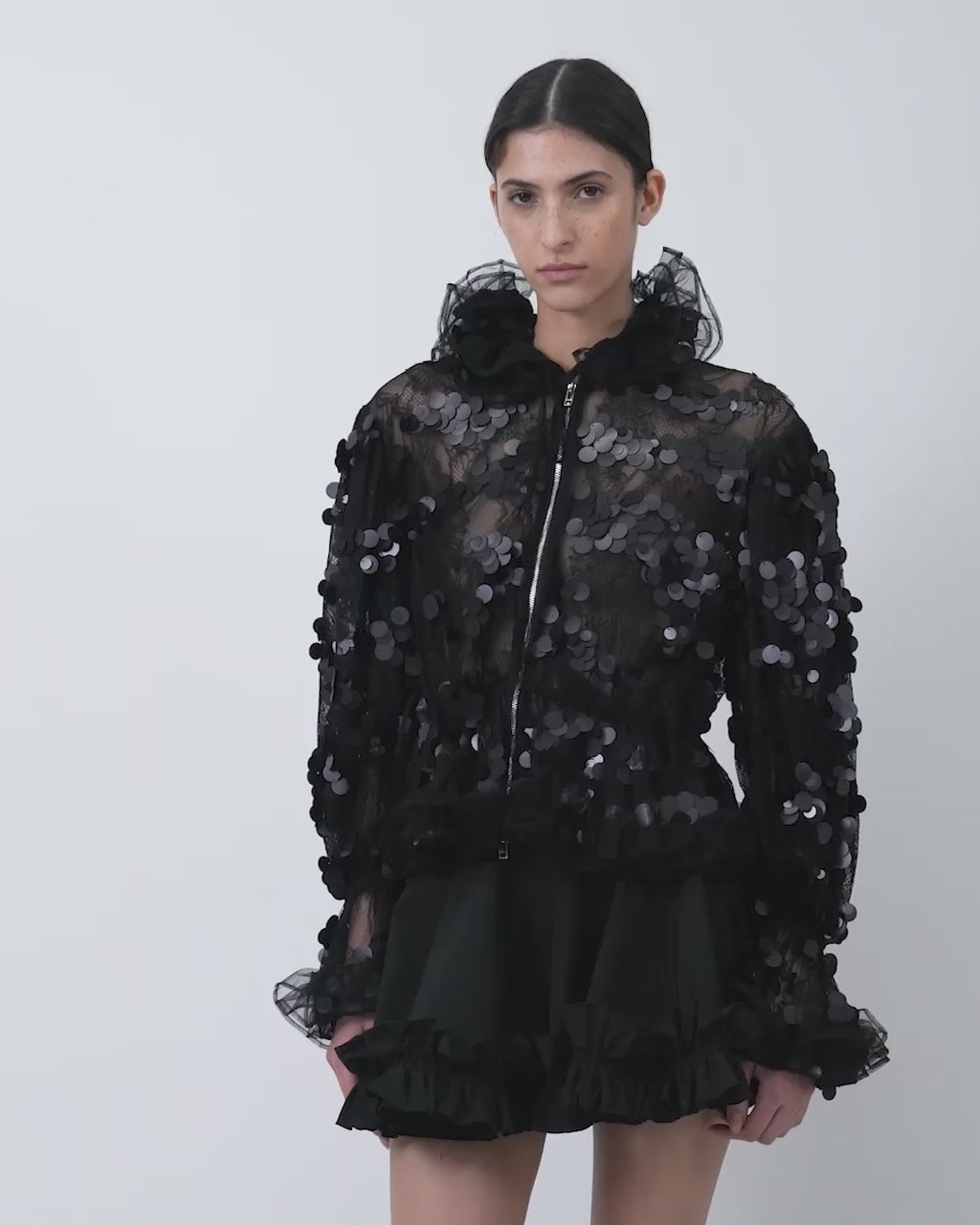 The Sofie jacket in sequin lace