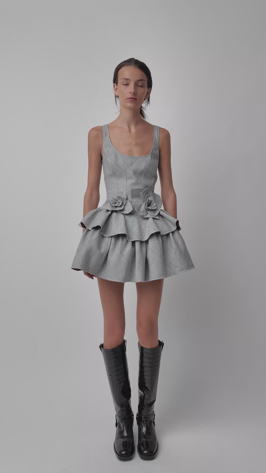 The Devyn plaid dress