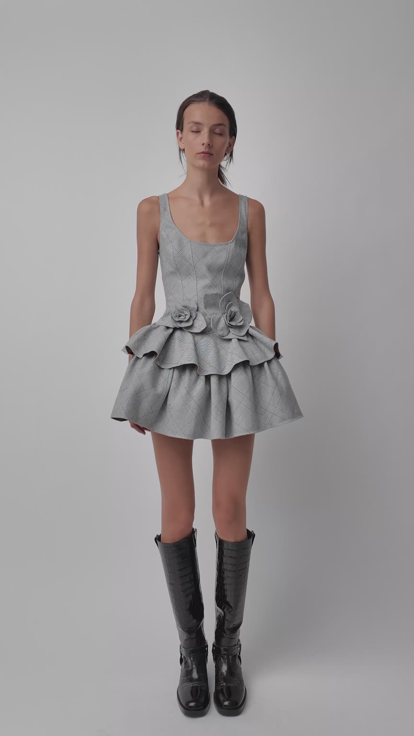 The Devyn plaid dress