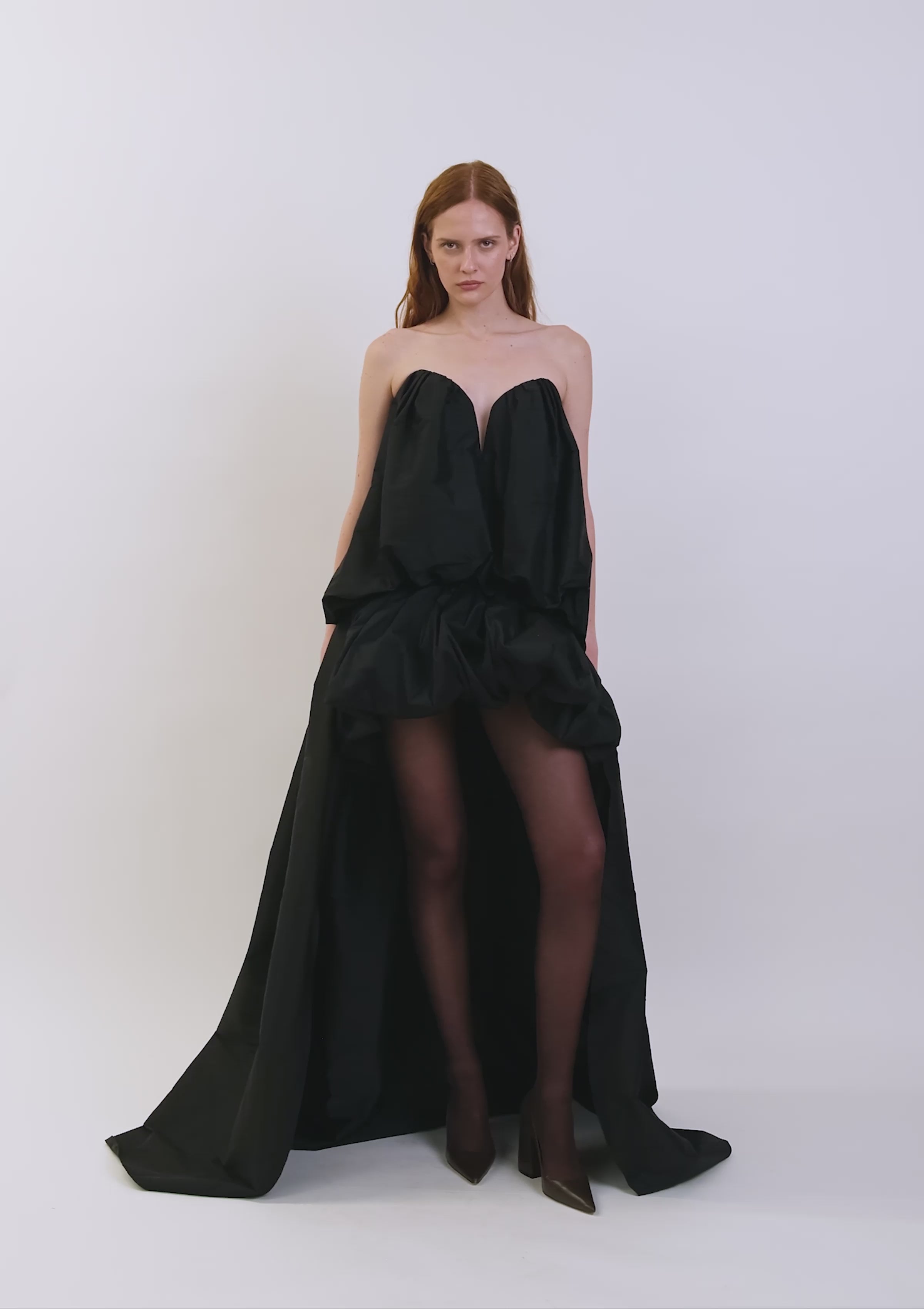 The Arlene gown in black