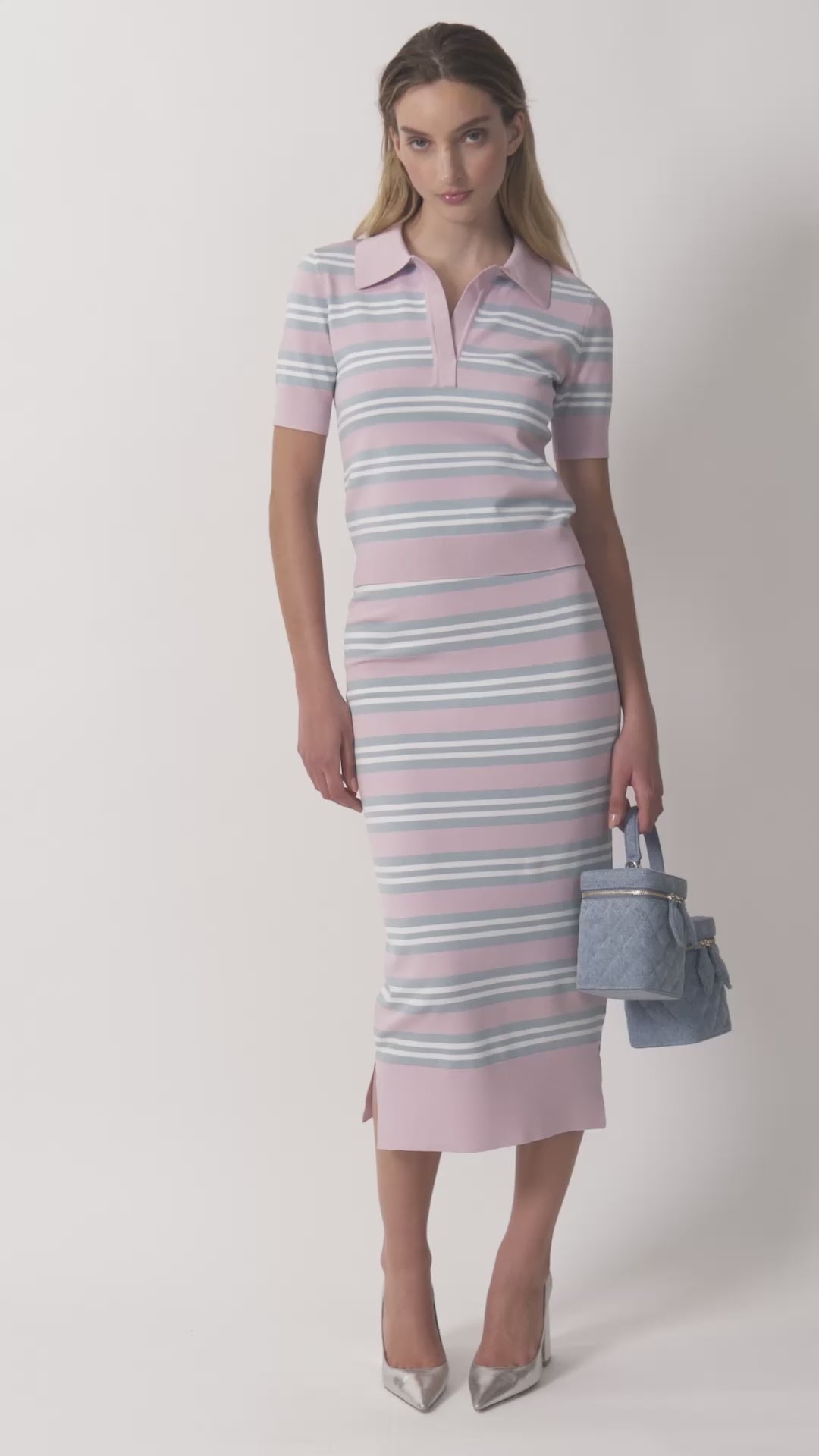 The Rosalyn skirt in stripes