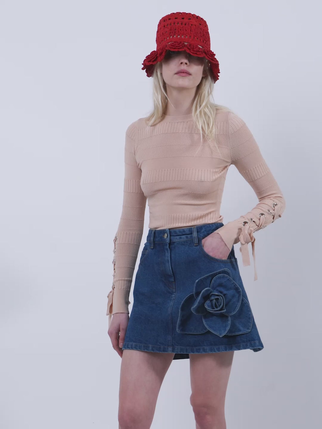 The Jean knit top