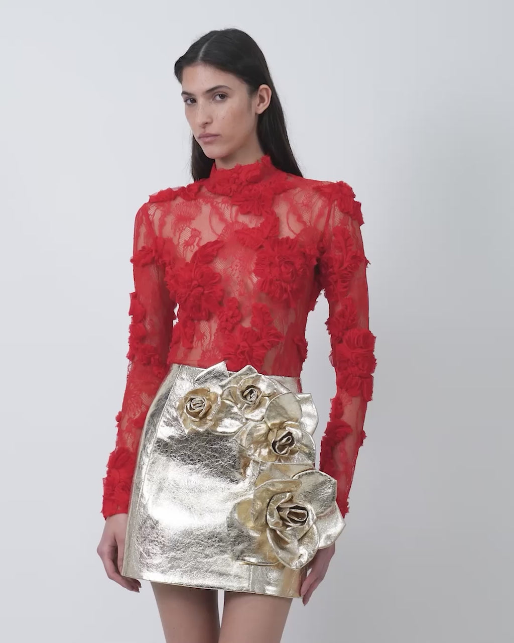 The Aksel skirt in gold