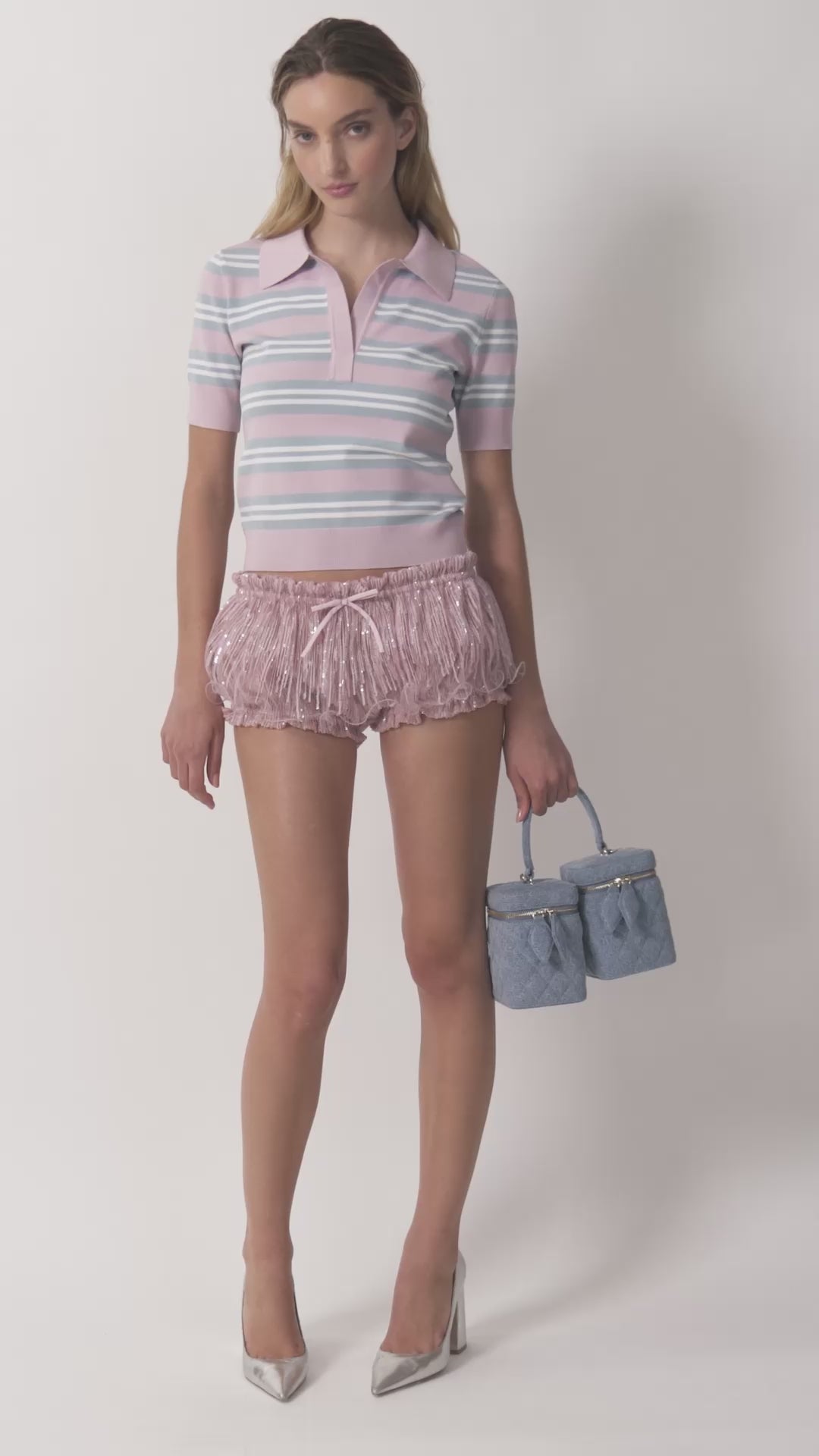 The Aja bloomers in sequin tulle