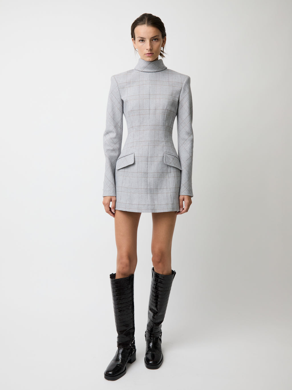 The Toni dress in plaid