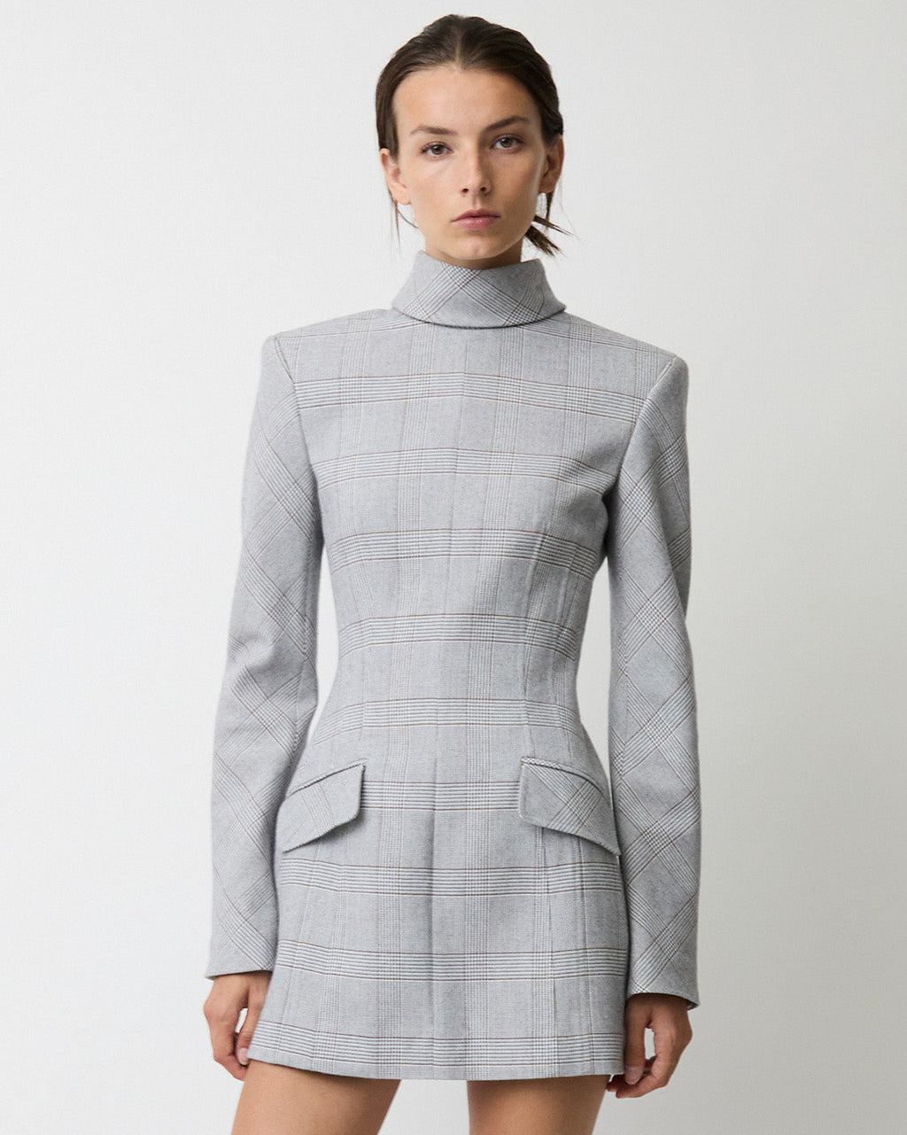 The Toni dress in plaid