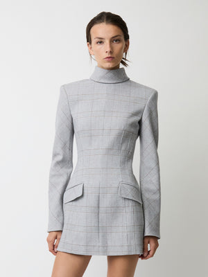 The Toni dress in plaid