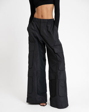 LAUREL WIDE-LEG CARGO PANTS