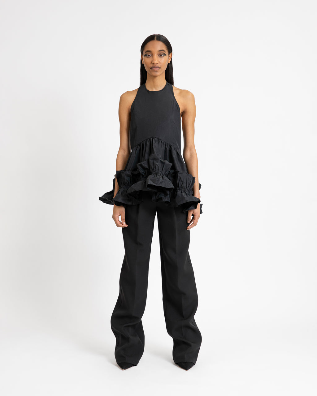 O'CONNOR WIDE-LEG TAILORED PANTS