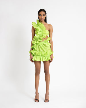 RUBY RUFFLE DRESS - FINAL SALE