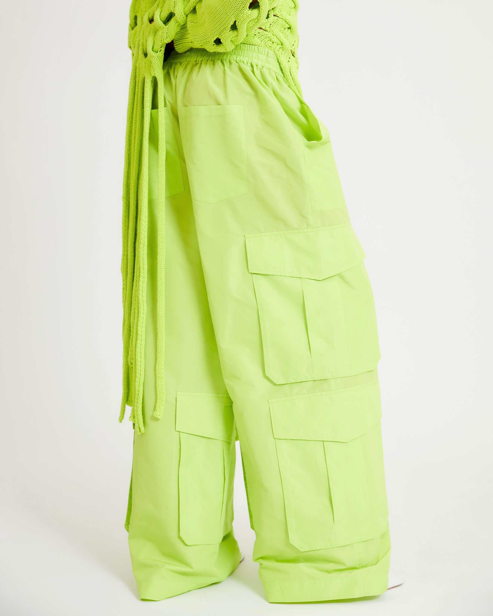 Let's Rewind Lime Green Cargo Pants – DM Fashion